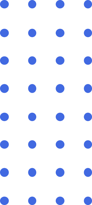 bleuwe puntjes rechthoek